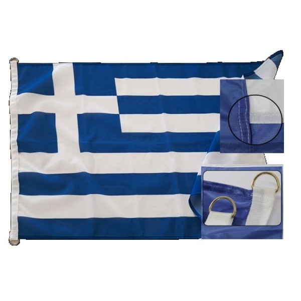 Σημαία Ελληνική Θαλάσσης Γαζωτή Χειροποίητη 200x120cm Σημαίες Ελληνικές