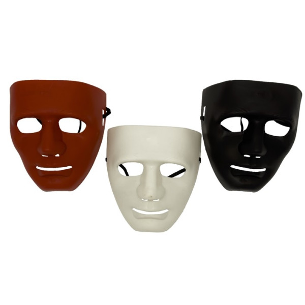 ΜΑΣΚΑ ΠΡΟΣΩΠΟΥ Ν ΚΚ76371 Αποκριάτικες Μάσκες Πλαστικές Απλές