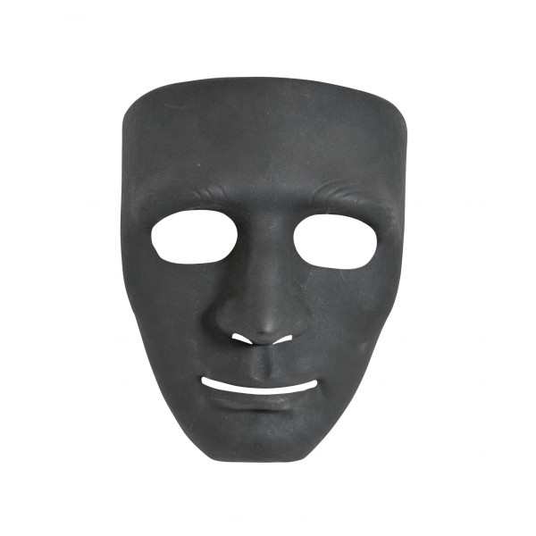 ΜΑΣΚΑ ΜΑΥΡΗ Ν 80498 Αποκριάτικες Μάσκες Πλαστικές Απλές