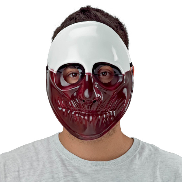 ΜΑΣΚΑ ΚΟΚΚΙΝΗΣ ΜΟΥΜΙΑΣ Ν 80779 Αποκριάτικες Μάσκες Πλαστικές Απλές