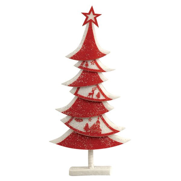 Επιτραπέζιο Χριστουγεννιάτικο Διακοσμητικό Δέντρο Φενιζόλ 35 x 9 x 70(h)cm Διακοσμητικά Χριστουγεννιάτικα