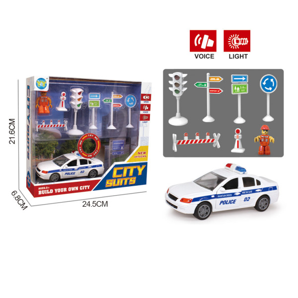 Σετ Police Car “Try me” με φώτα-ήχους-σήματα N YY2020-32 TEST10
